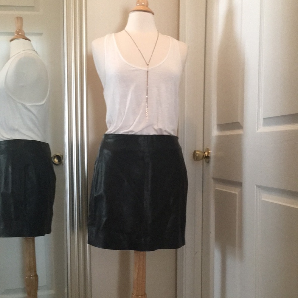 Express (Minus the) Leather Skirt